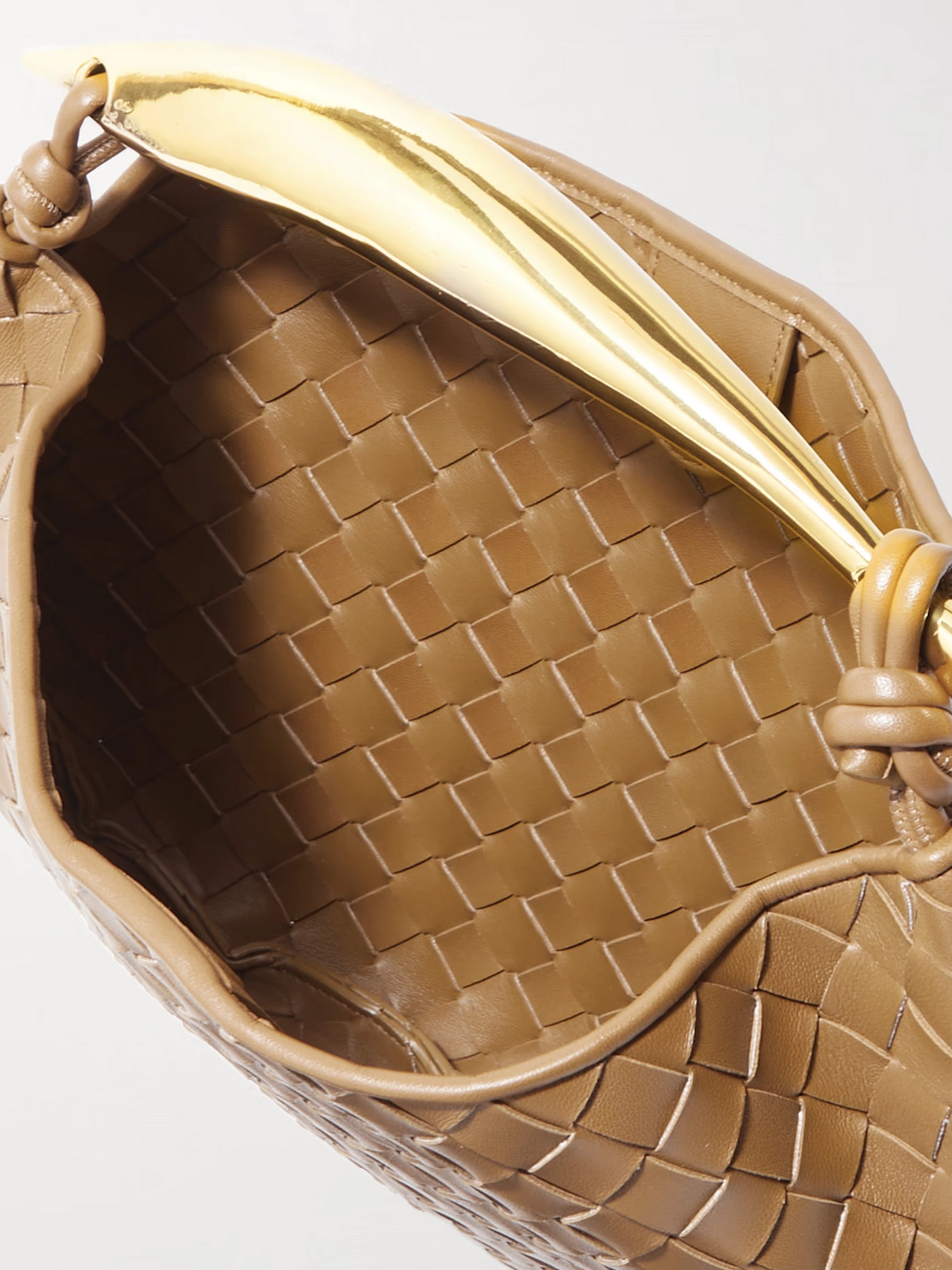 Sardine Small Intrecciato Leather Tote