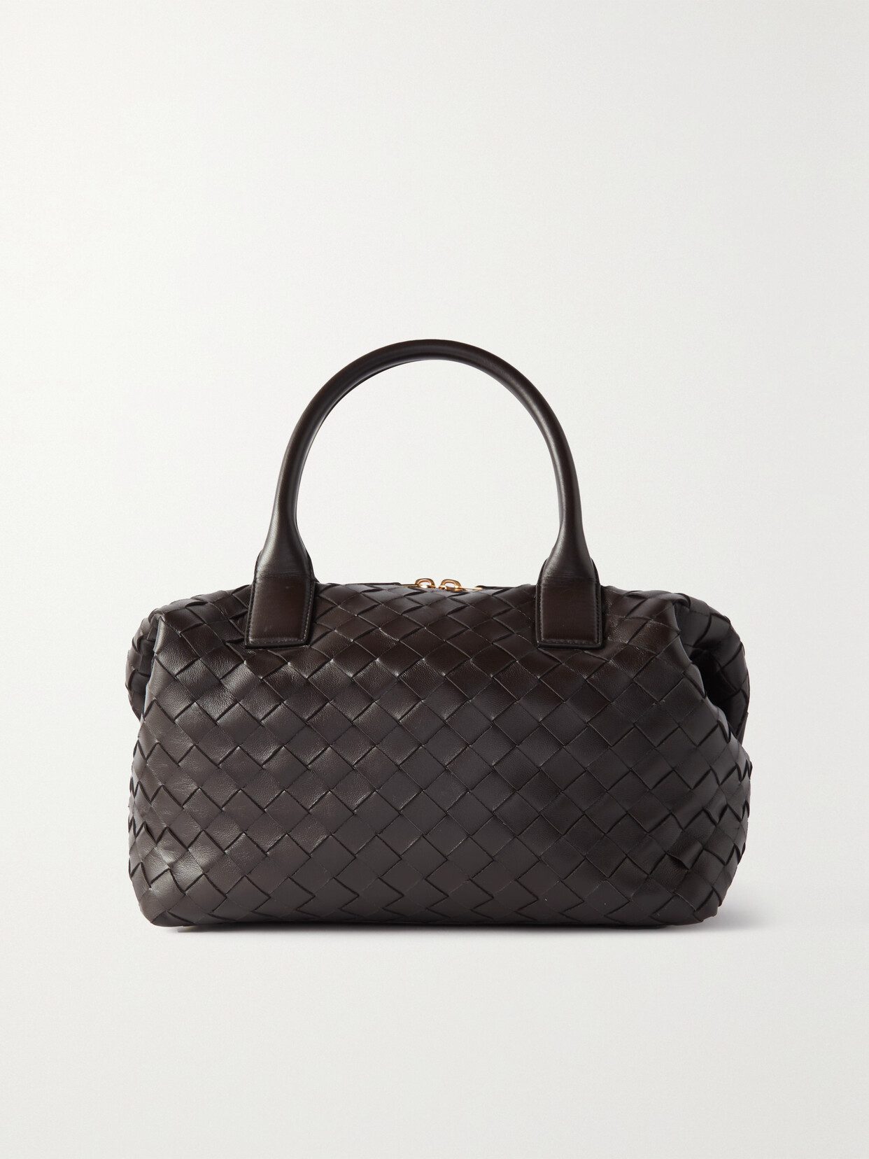 Bottega Veneta - Bauletto Intrecciato Leather Tote - Brown