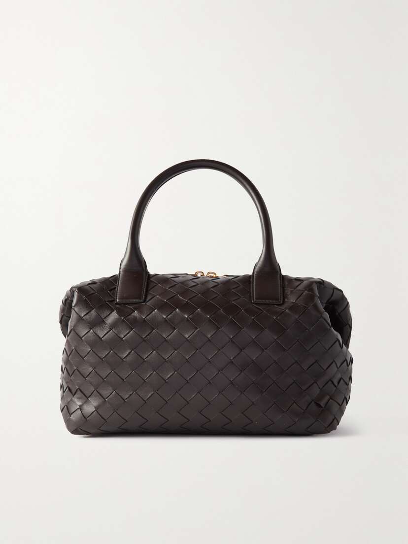 Bottega Veneta Bauletto Intrecciato Leather Tote