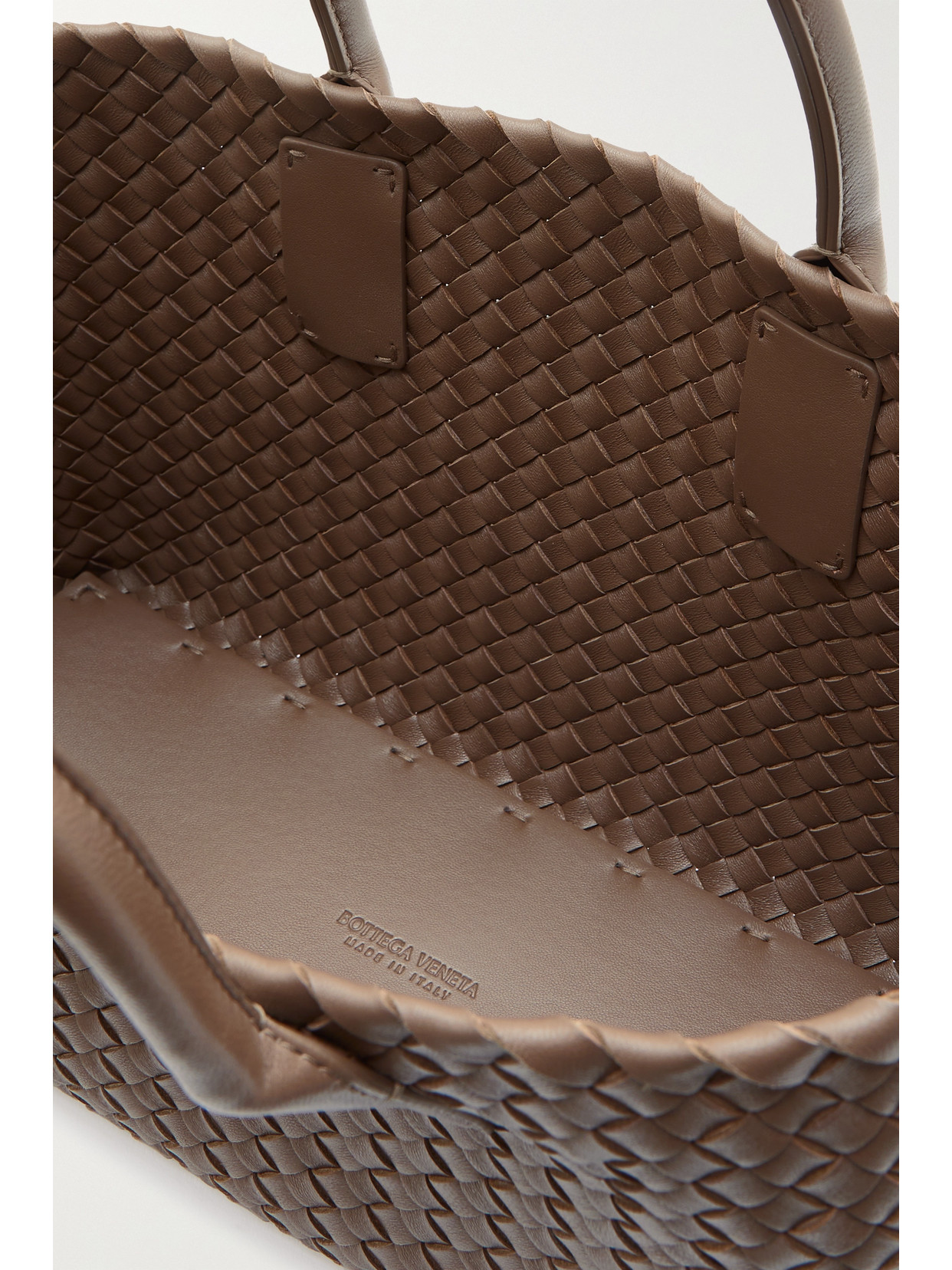 Cabat Small Intrecciato Leather Tote