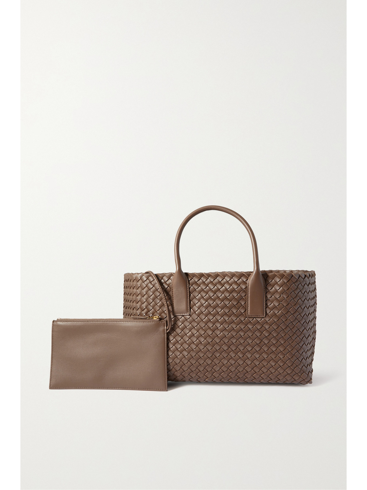 Cabat Small Intrecciato Leather Tote