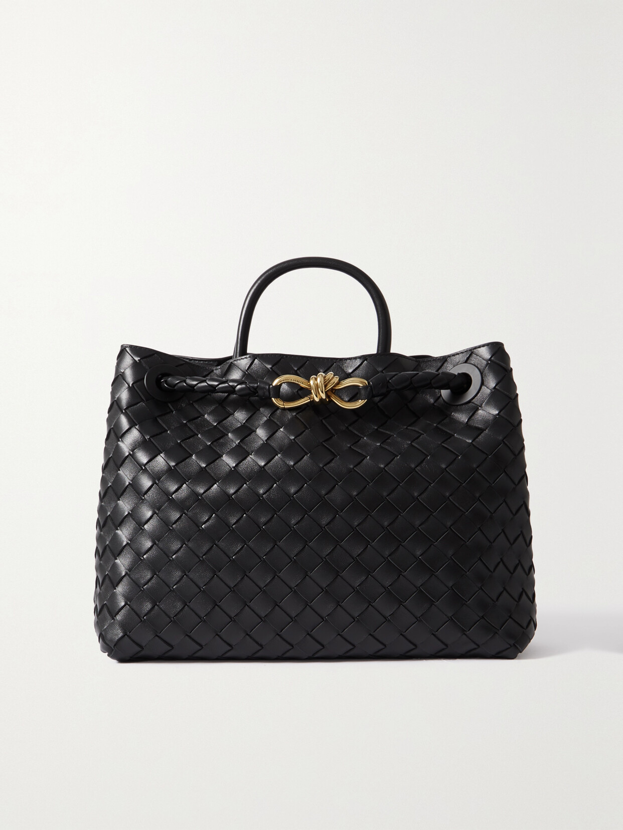 Bottega Veneta - Andiamo Medium Leather Tote - Black