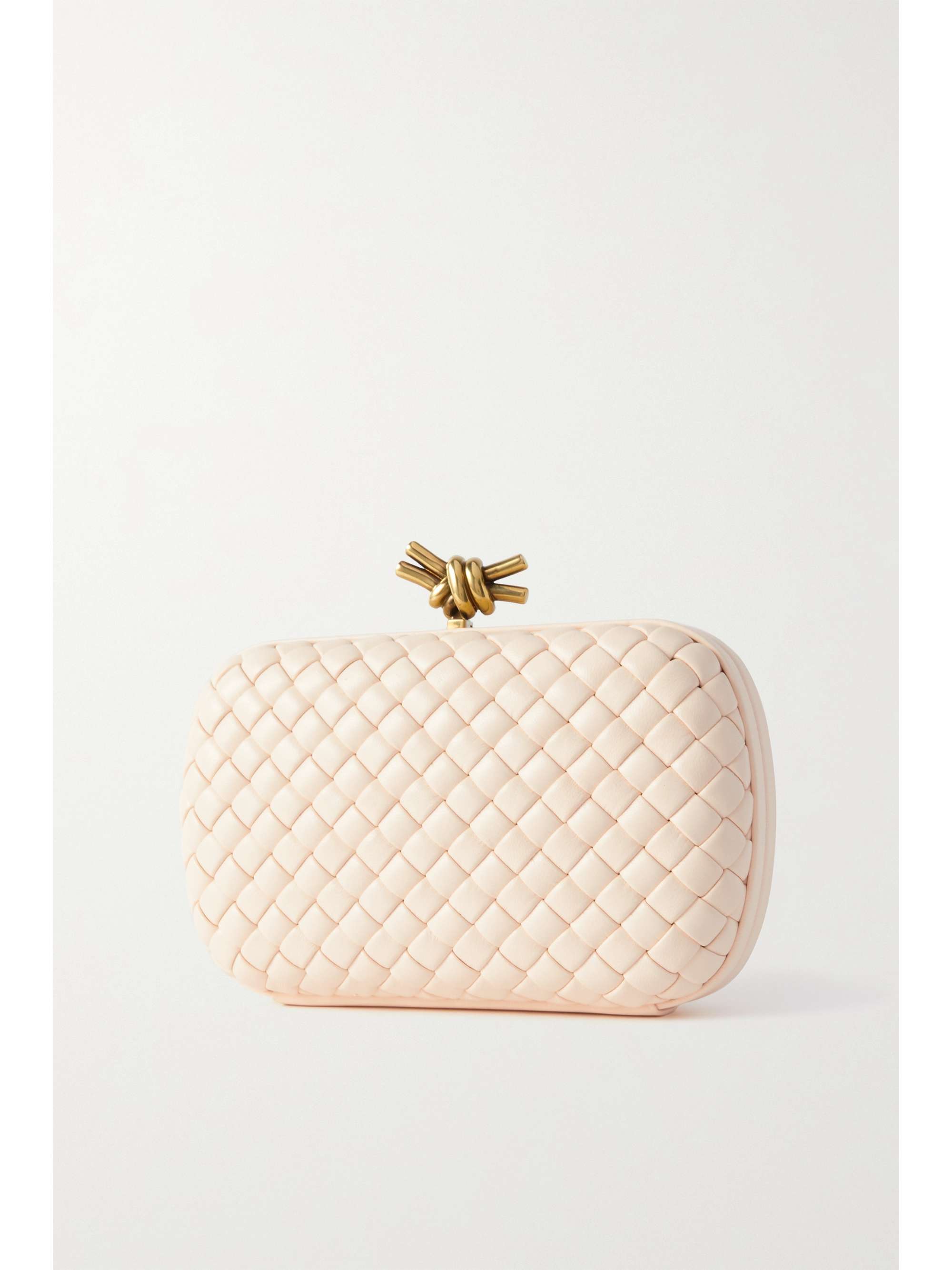 BOTTEGA VENETA Padded intrecciato leather clutch