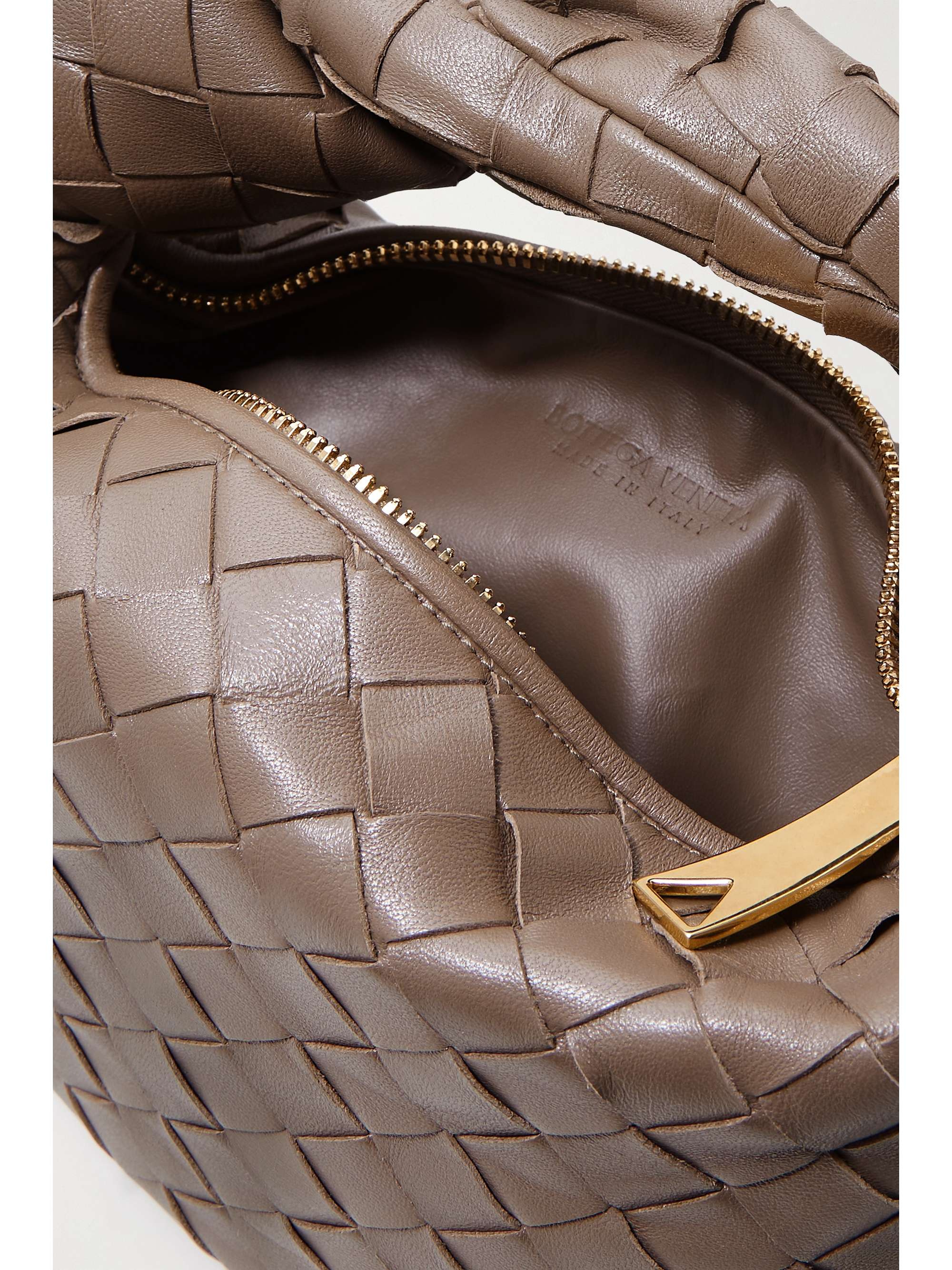 BOTTEGA VENETA Jodie mini knotted intrecciato leather tote