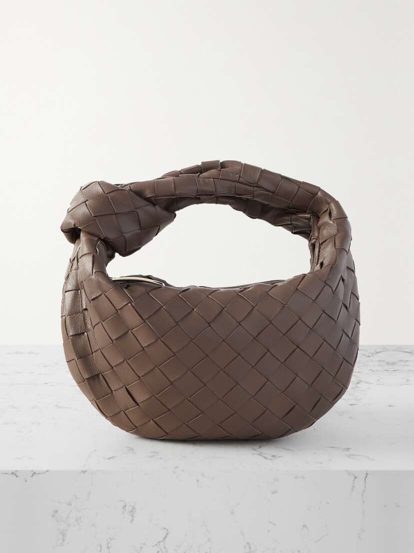 Bottega Veneta Jodie Mini Knotted Intrecciato Leather Tote