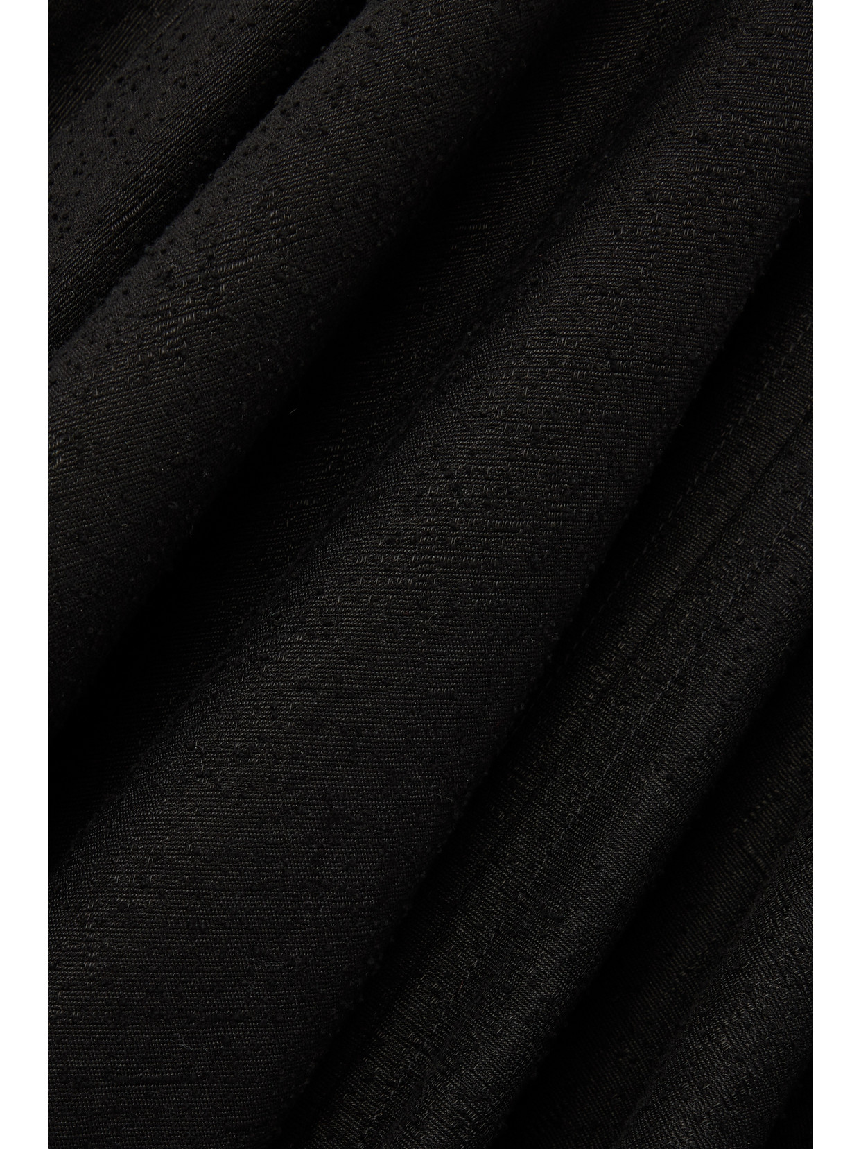 Bottega Veneta Drop A-line Cotton Dress In Black