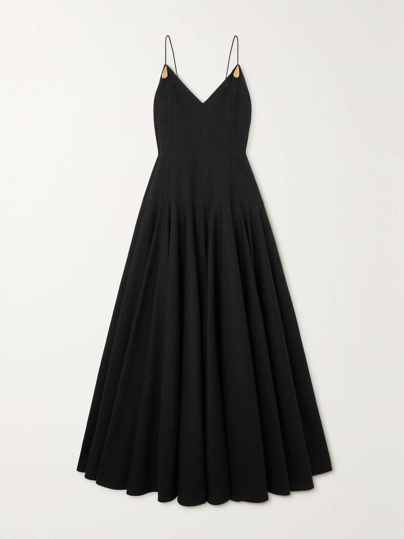 Bottega Veneta Embellished Cotton Maxi Dress