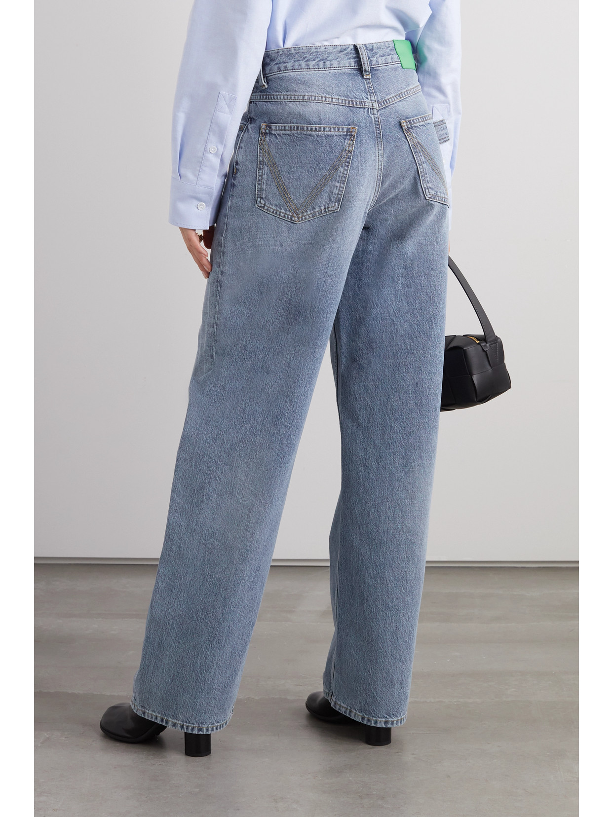 Shop Bottega Veneta Boyfriend Jeans In Blue