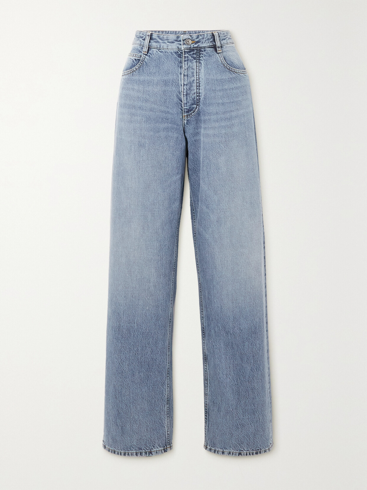 Shop Bottega Veneta Boyfriend Jeans In Blue