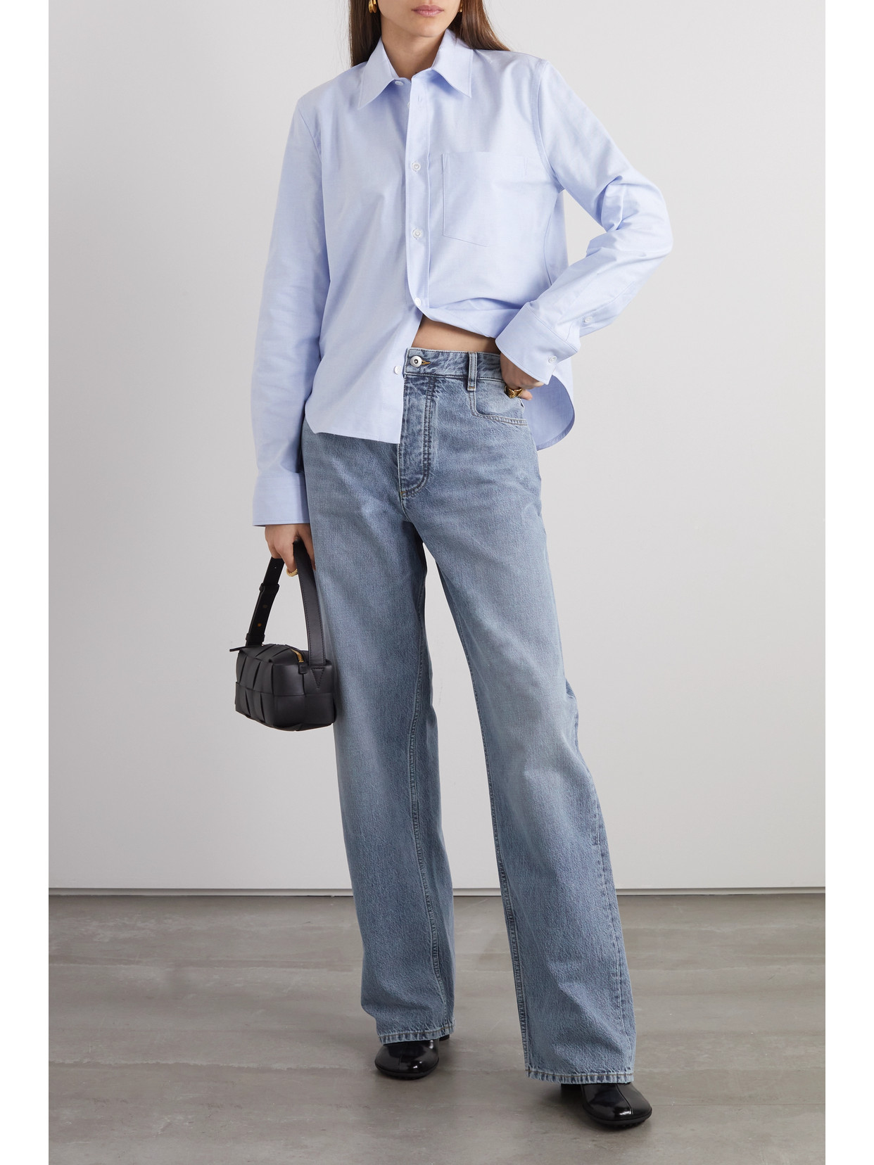 Shop Bottega Veneta Boyfriend Jeans In Blue