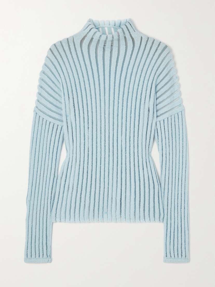 Bottega Veneta Ribbed-knit Turtleneck Top