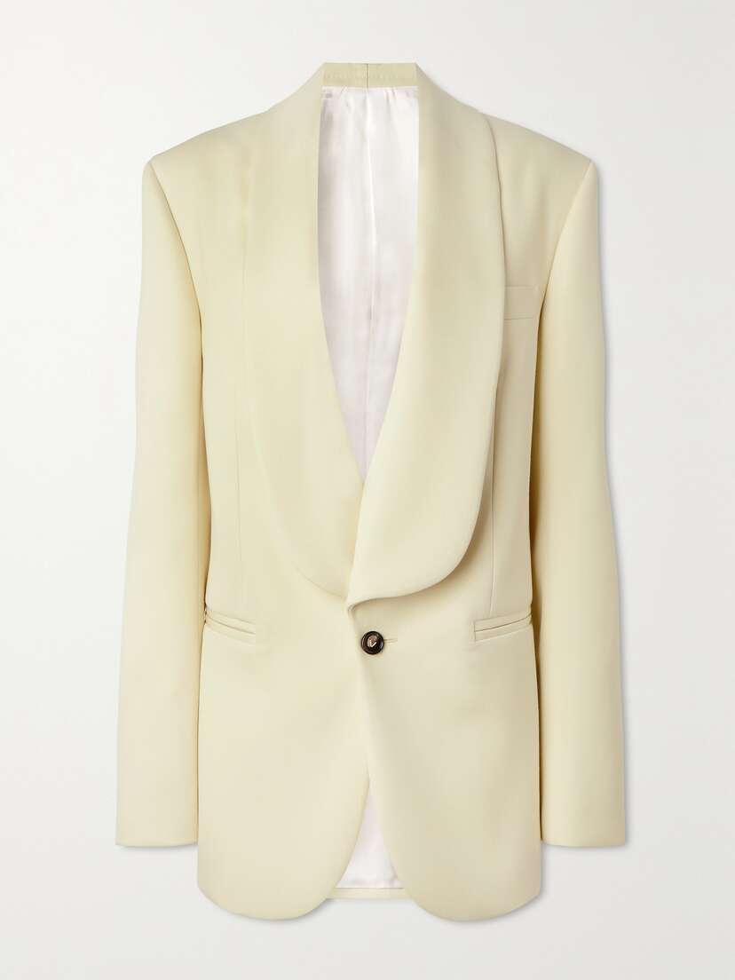 Bottega Veneta Grain De Poudre Wool Blazer