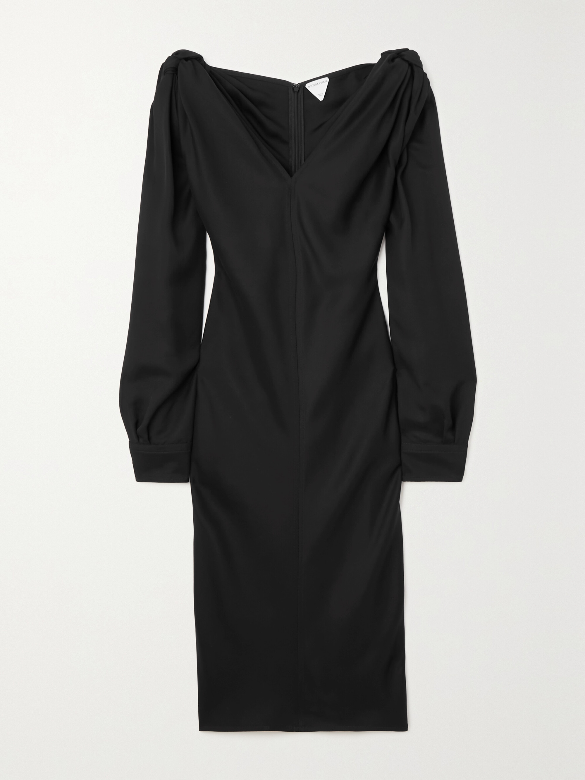 Bottega Veneta Cutout satin-drill dress