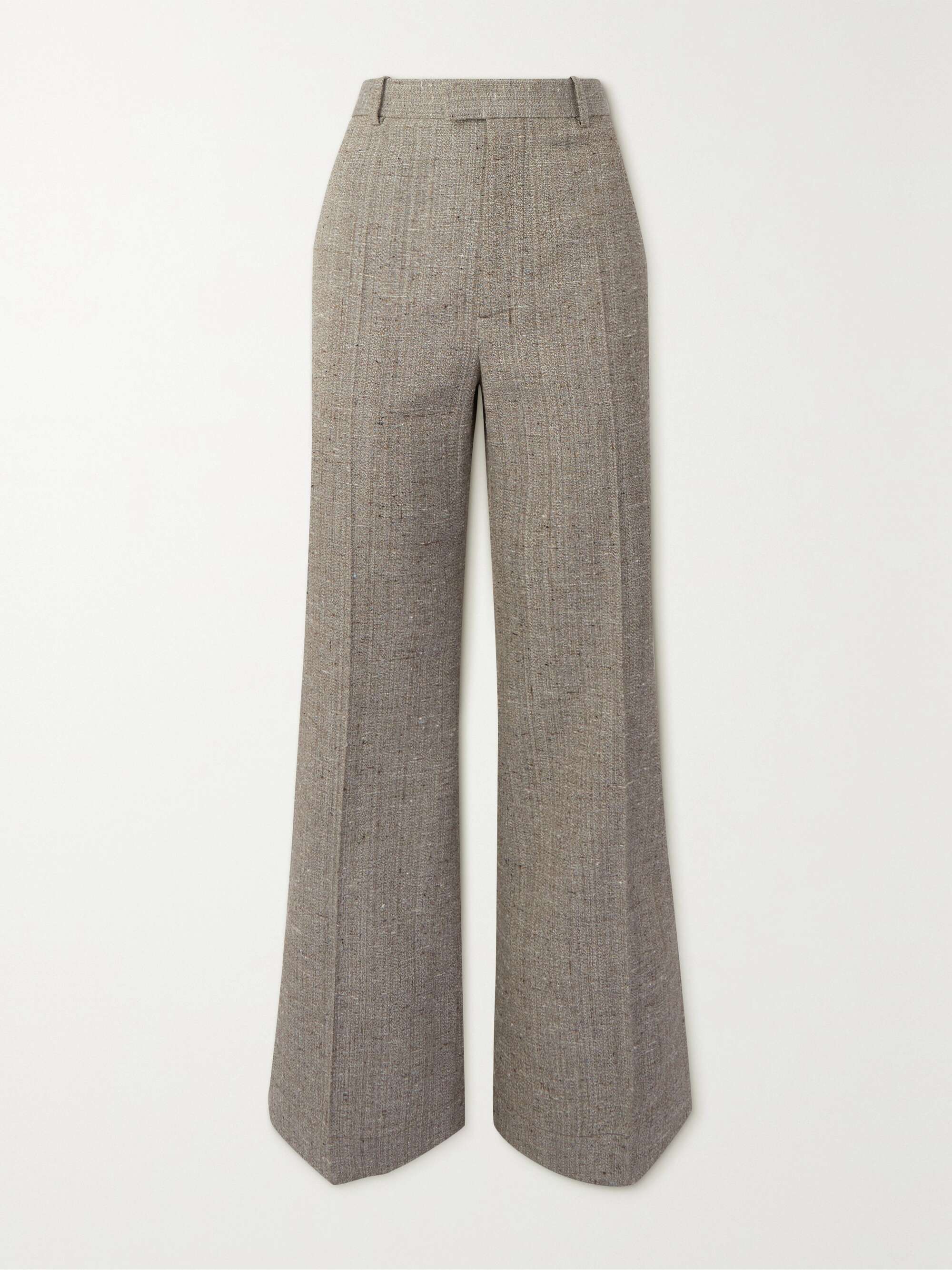 BOTTEGA VENETA Tweed straight-leg pants