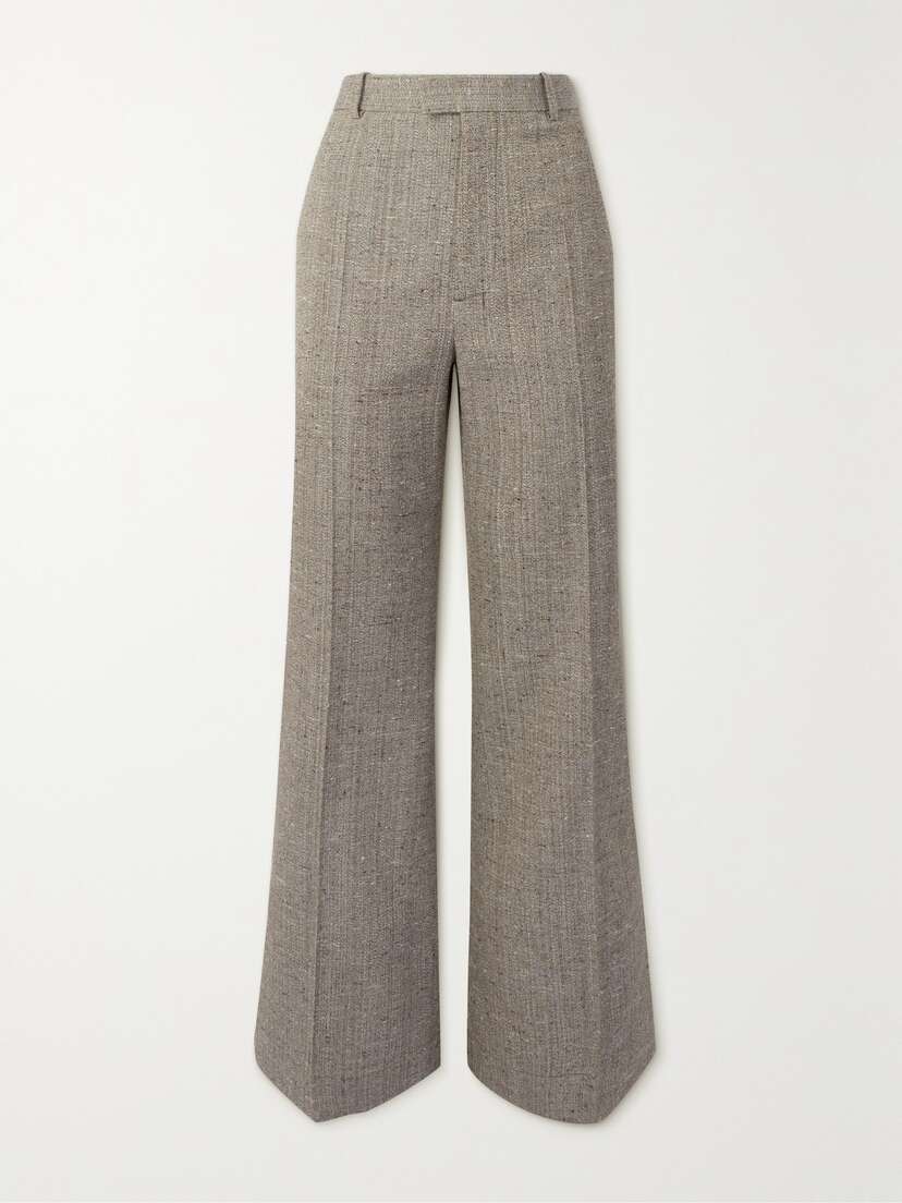 Bottega Veneta Tweed Straight-leg Pants