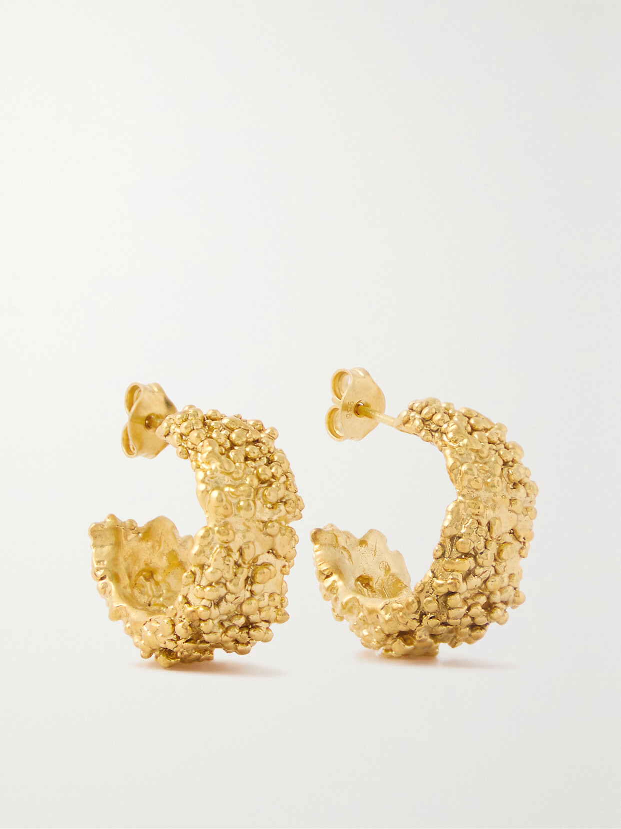Alighieri - + Net Sustain The Rocky Road Gold-plated Hoop Earrings - One size
