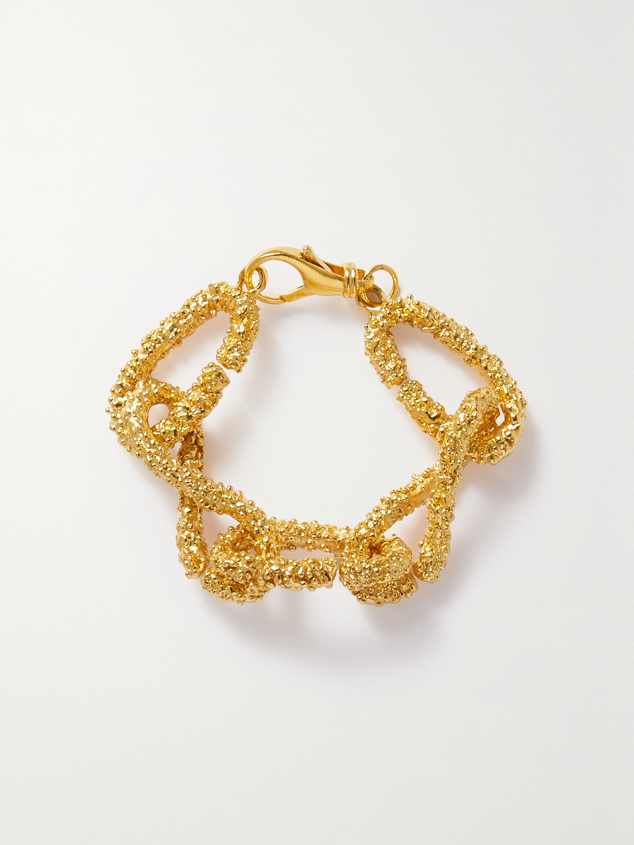 Alighieri + Net Sustain The Rocky Road Gold-plated Bracelet - M