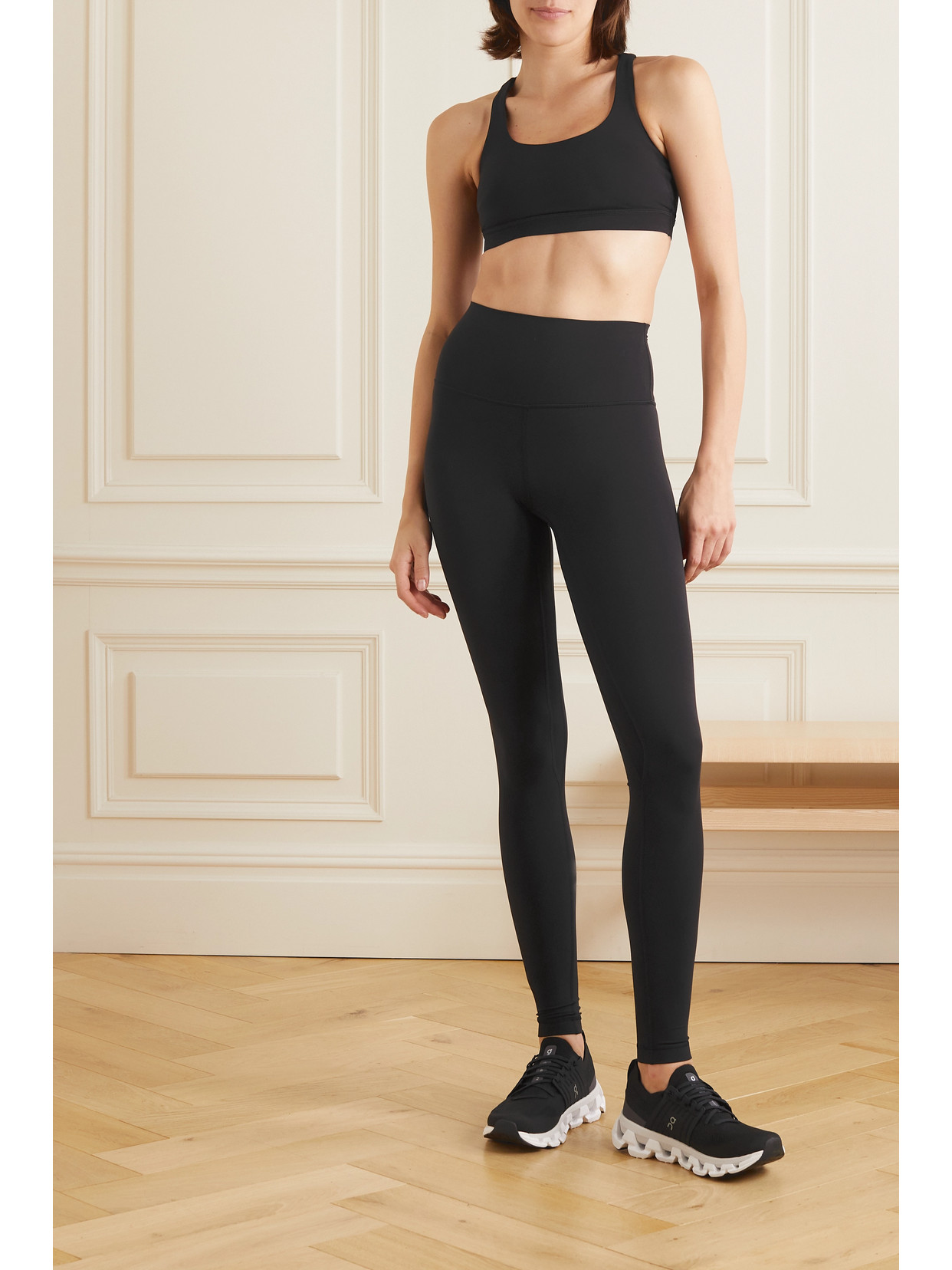 Lululemon Align Ribbed High-rise Leggings In Black