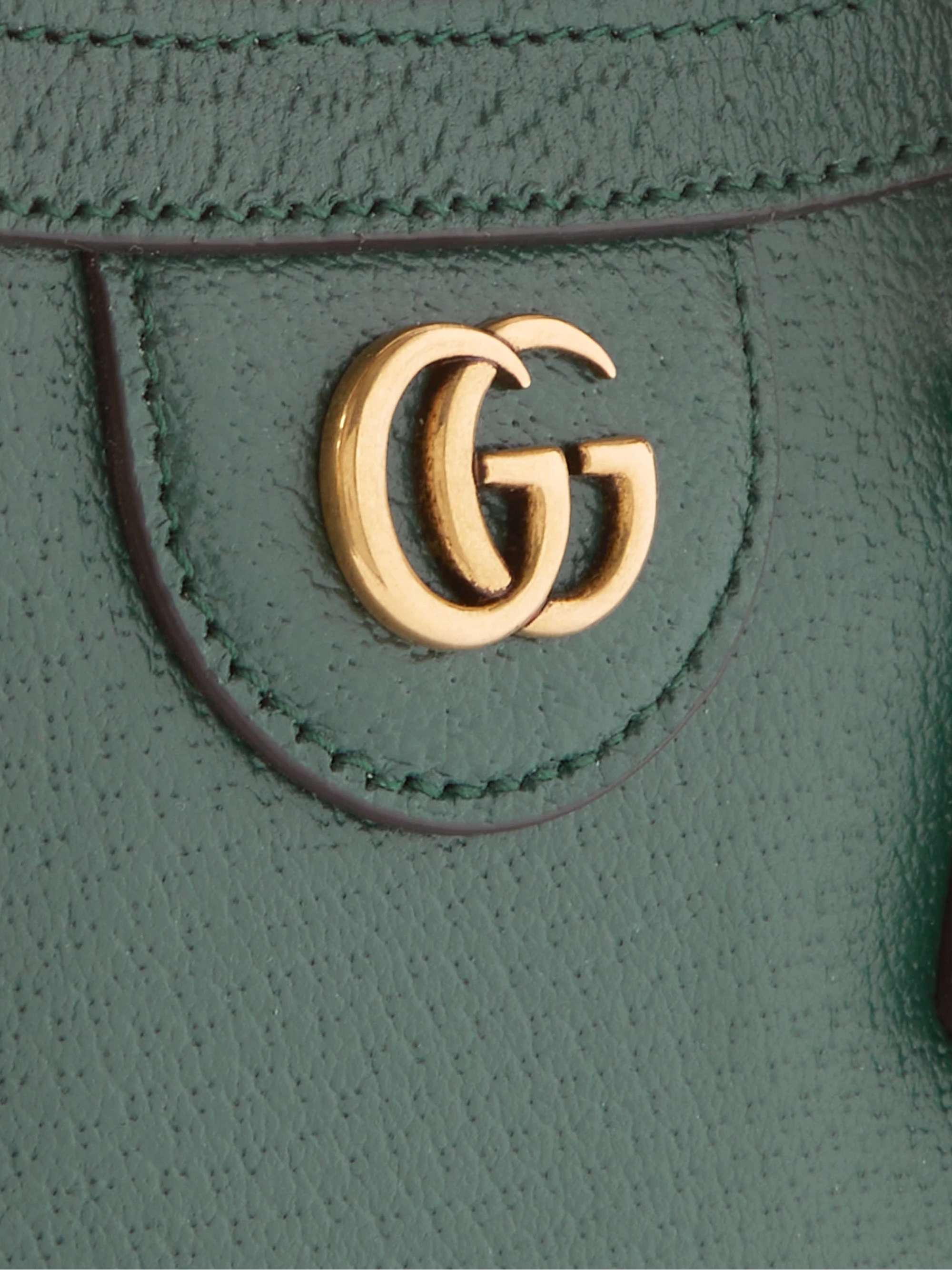 GUCCI Diana mini textured-leather tote