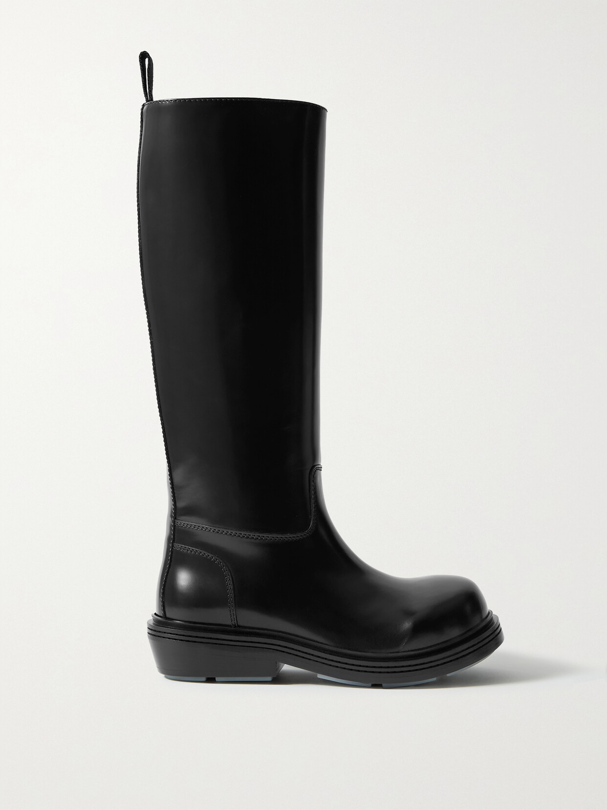 Bottega Veneta Leather Knee Boots - Black
