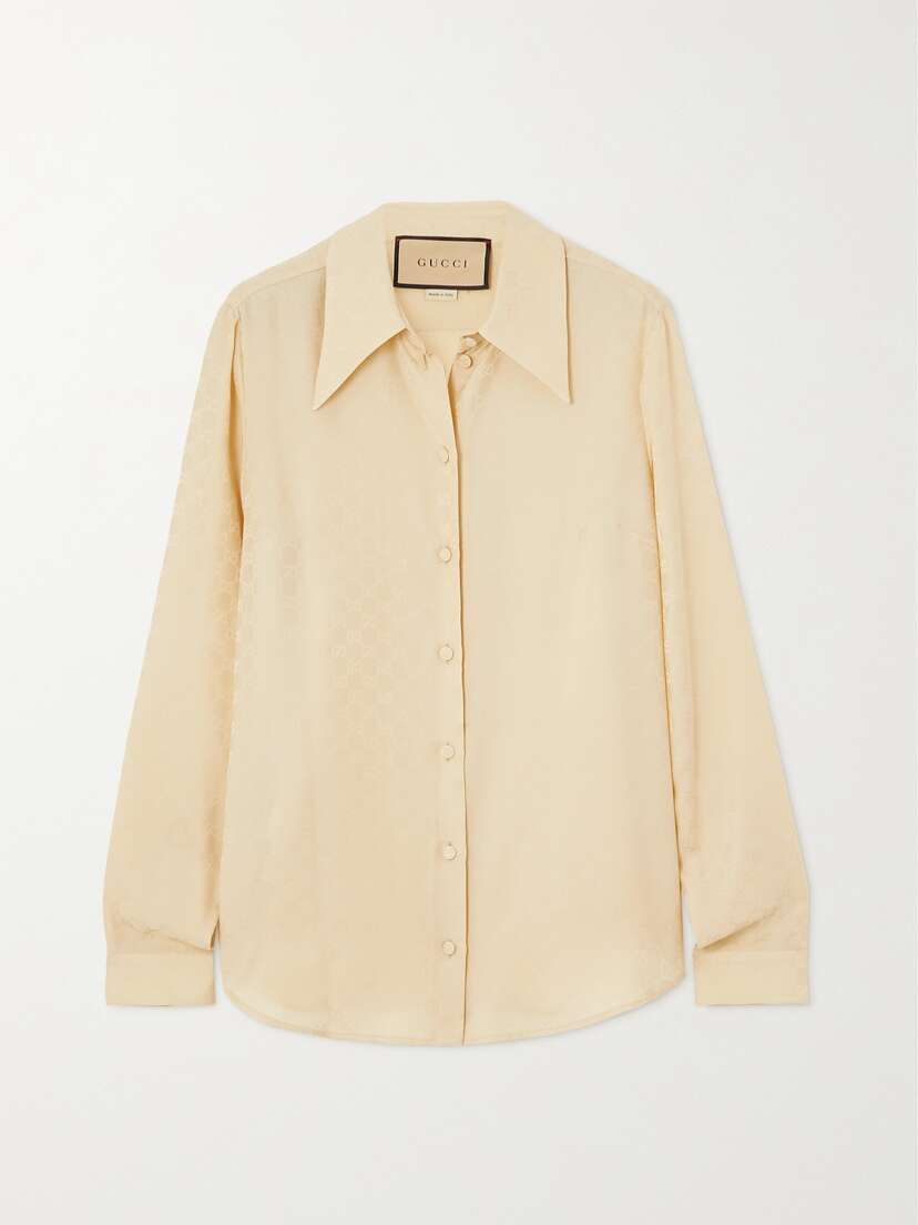 Gucci Silk-jacquard Shirt