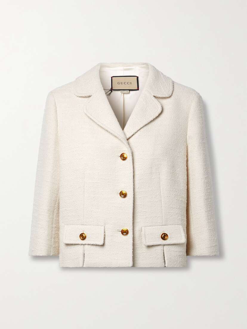 Gucci Cropped Bouclé Jacket