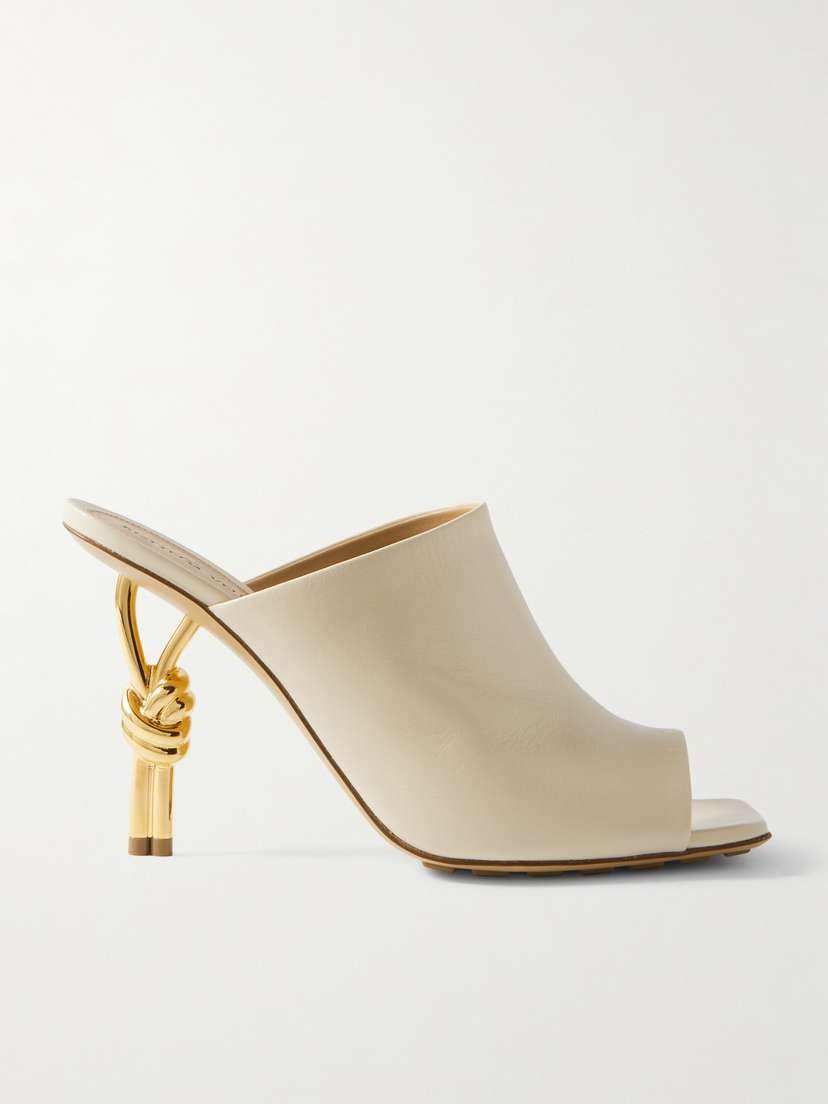 Bottega Veneta Leather Mules - EU 42