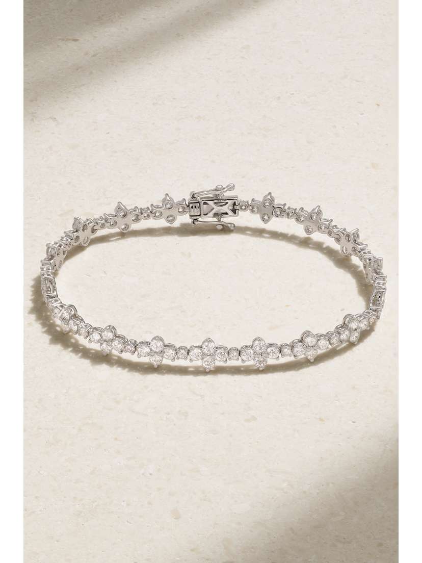 Anita Ko Vivi 18-karat White Gold Diamond Tennis Bracelet