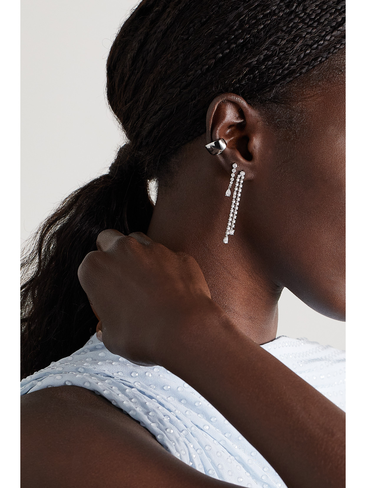 Anita Ko 18-karat White Gold Diamond Earrings In White Gold