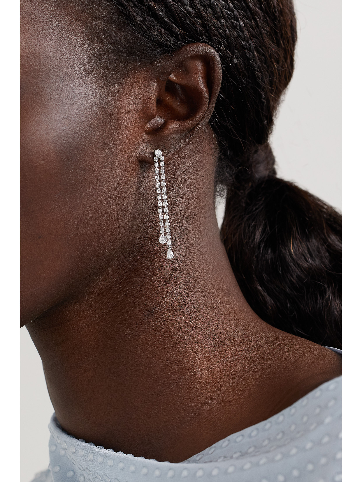 Anita Ko 18-karat White Gold Diamond Earrings In White Gold
