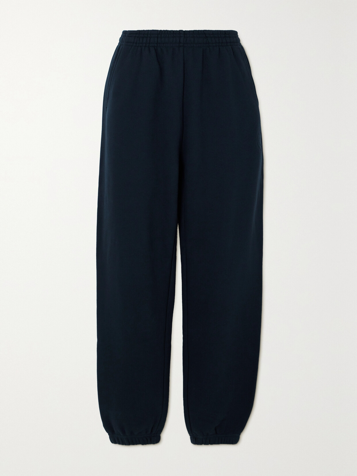 Sporty & Rich - + Lacoste Embroidered Cotton-jersey Track Pants - Blue