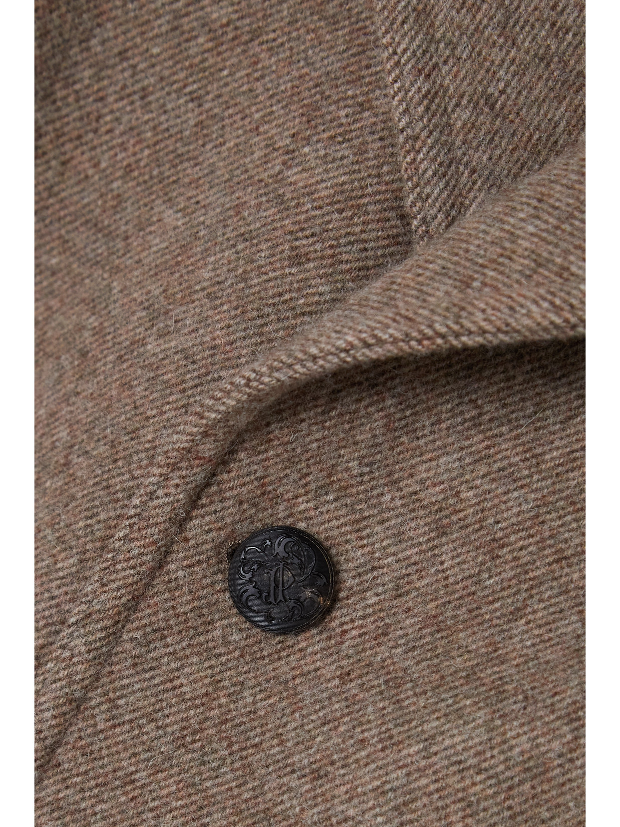 Shop Purdey Hyde Double-breasted Wool-twill Coat In Brown