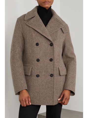Purdey Hyde double-breasted wool-twill coat