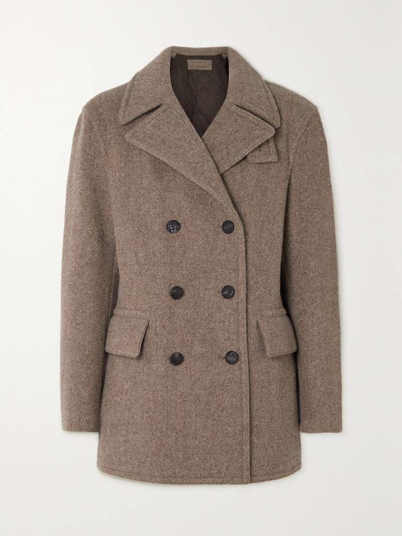 Purdey Hyde Double-breasted Wool-twill Coat