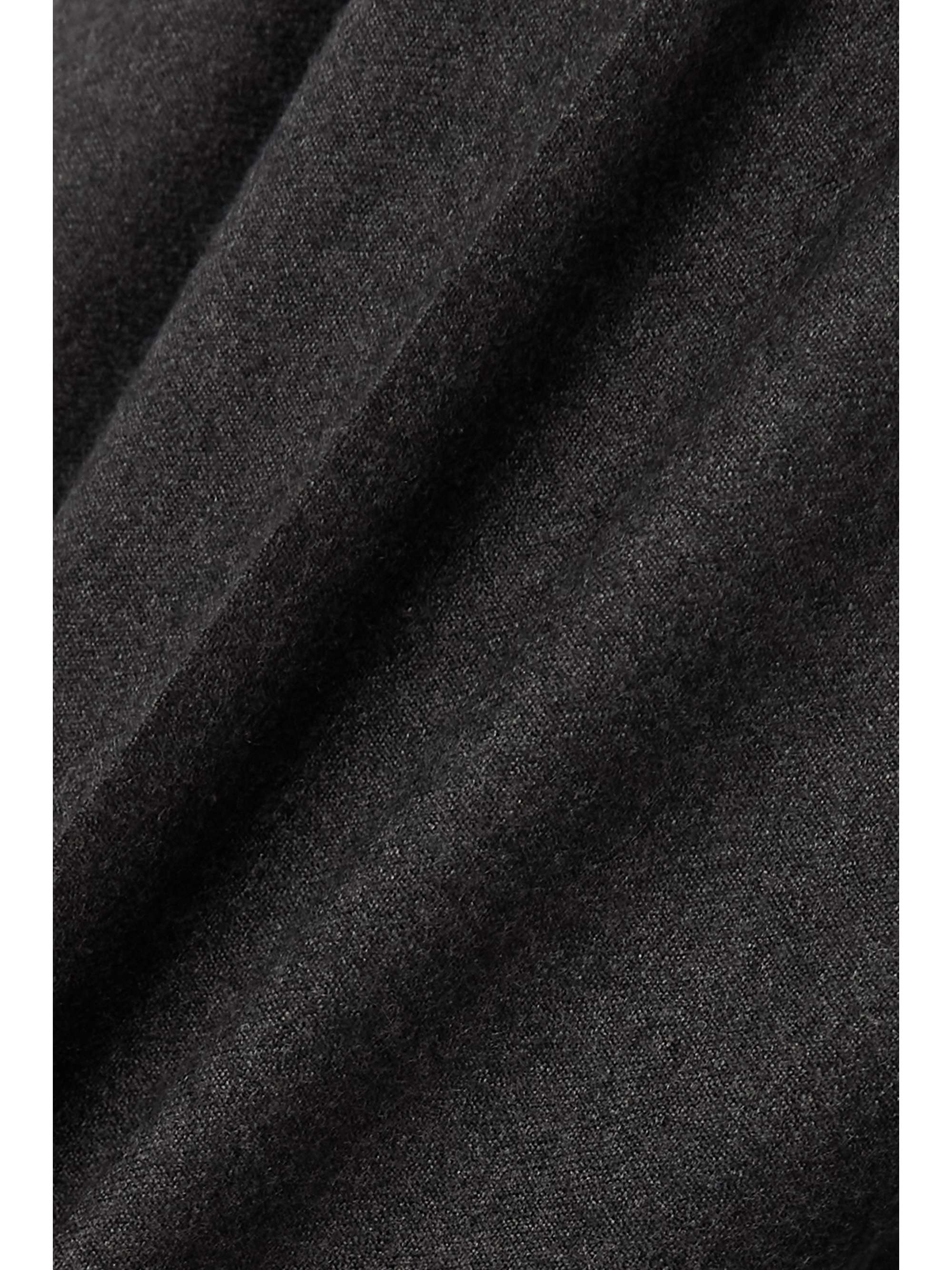 PURDEY Cropped pleated cotton-flannel tapered pants