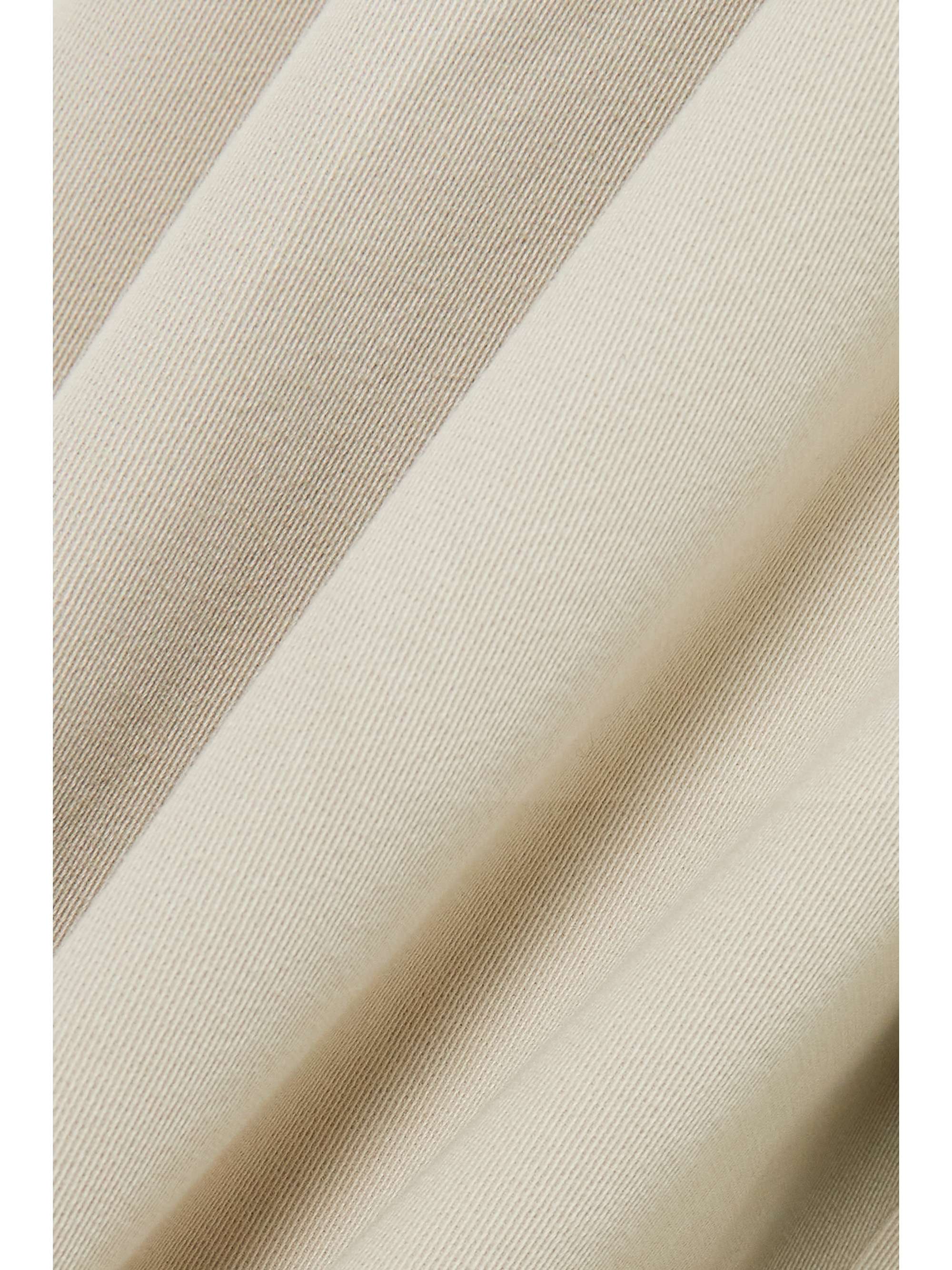 PURDEY Pleated cotton-twill wide-leg pants