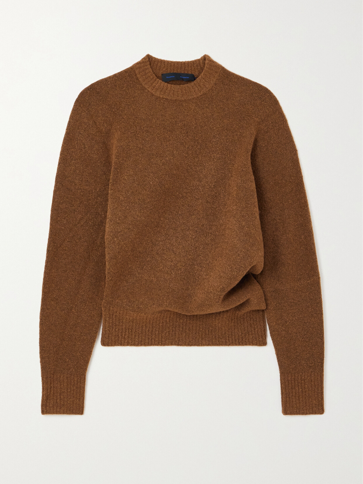 Proenza Schouler - Draped Knitted Sweater - Brown