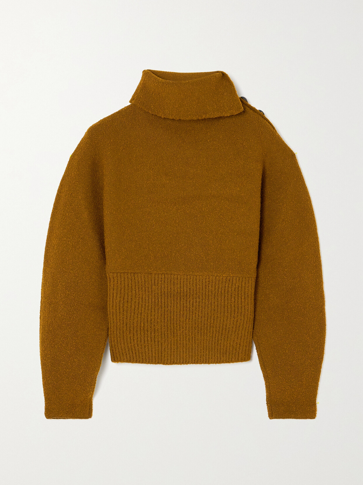 Proenza Schouler - Wool-blend Bouclé Turtleneck Sweater - Brown