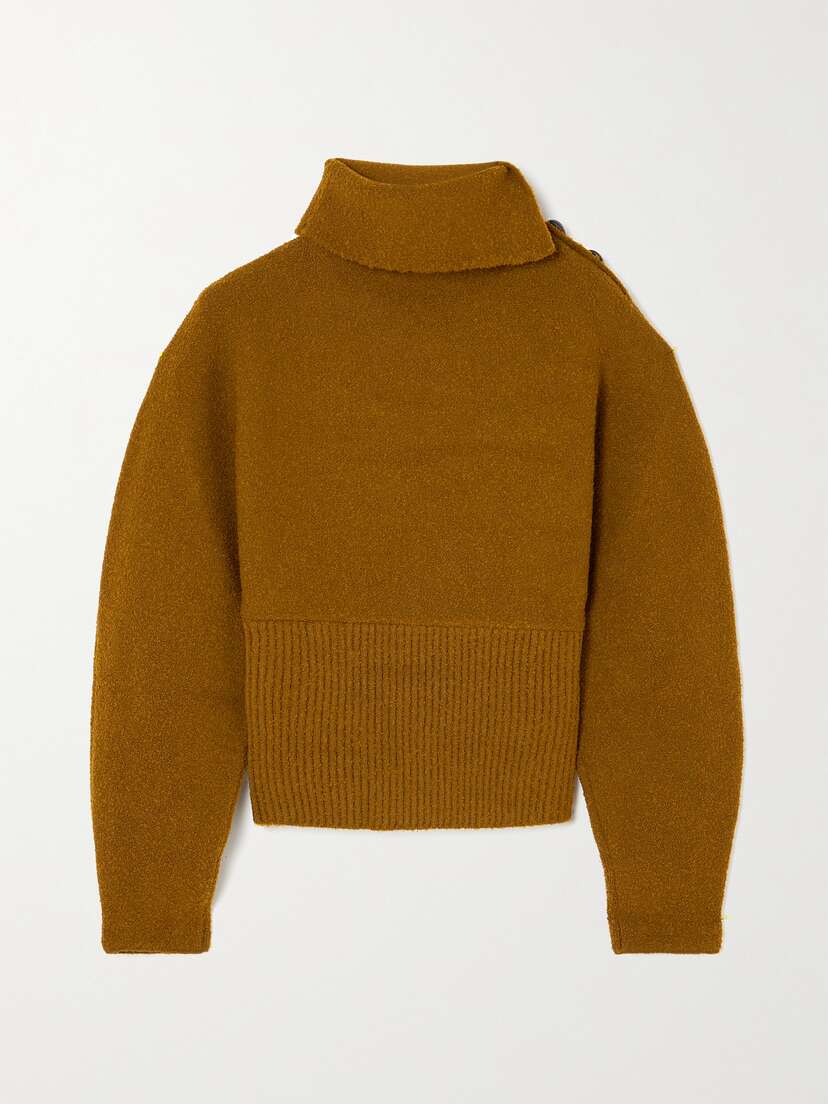 Proenza Schouler Wool-blend Bouclé Turtleneck Sweater