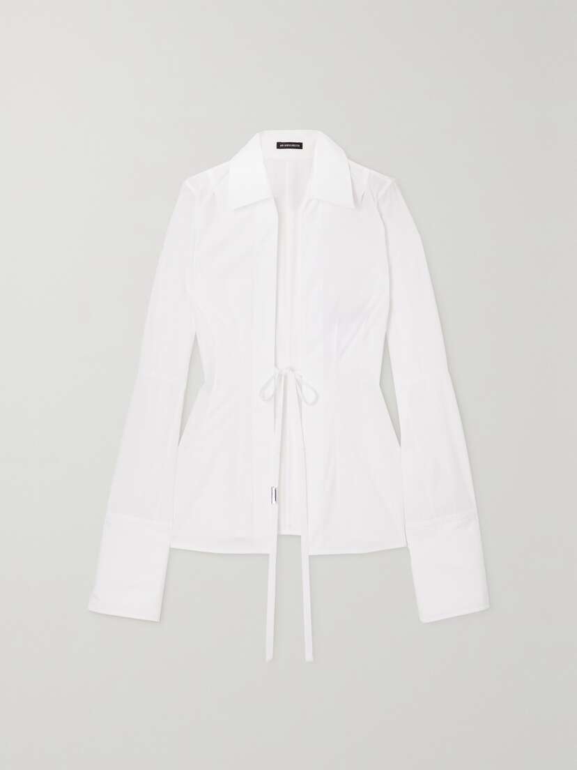 Ann Demeulemeester Linsey Cotton-poplin Shirt
