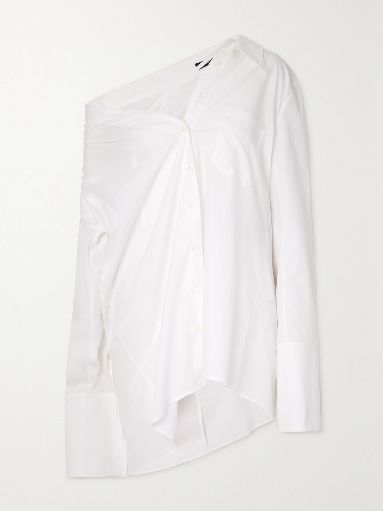 Ann Demeulemeester - Jotie Asymmetric Cotton-poplin Shirt - White