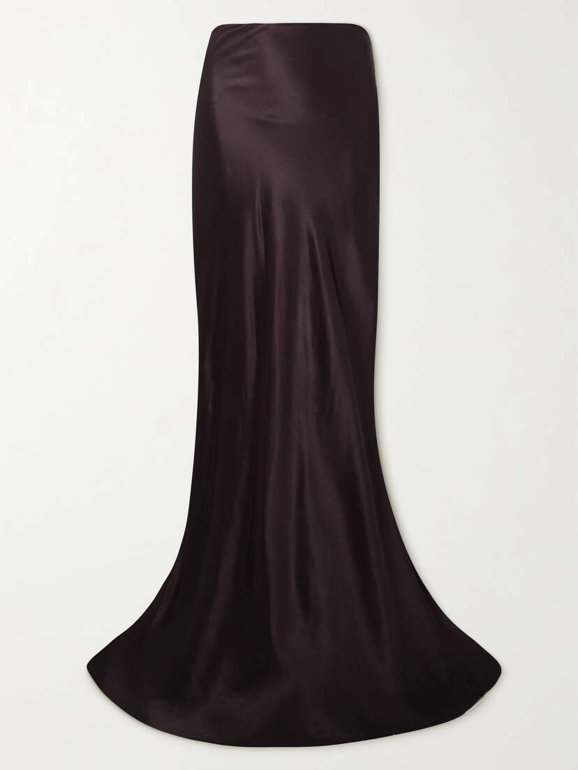 Ann Demeulemeester Madeleen Satin Maxi Skirt