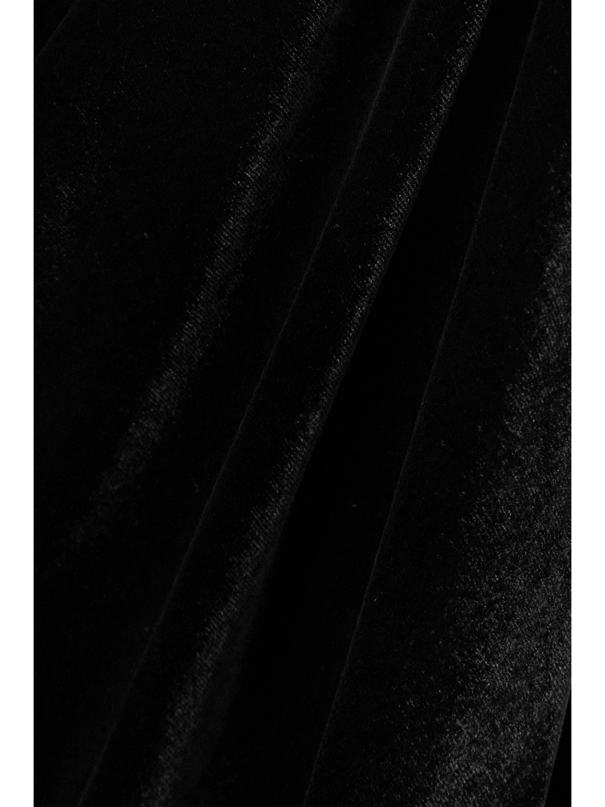 Ann Demeulemeester Ingeborg Open-back Velvet Halterneck Gown In Black