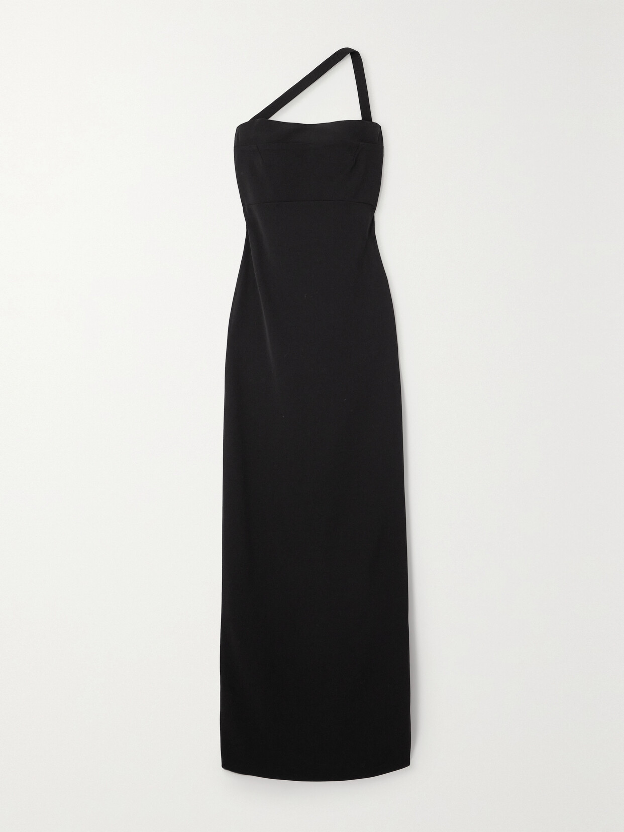 Ann Demeulemeester Ella One-shoulder Crepe Gown In Black