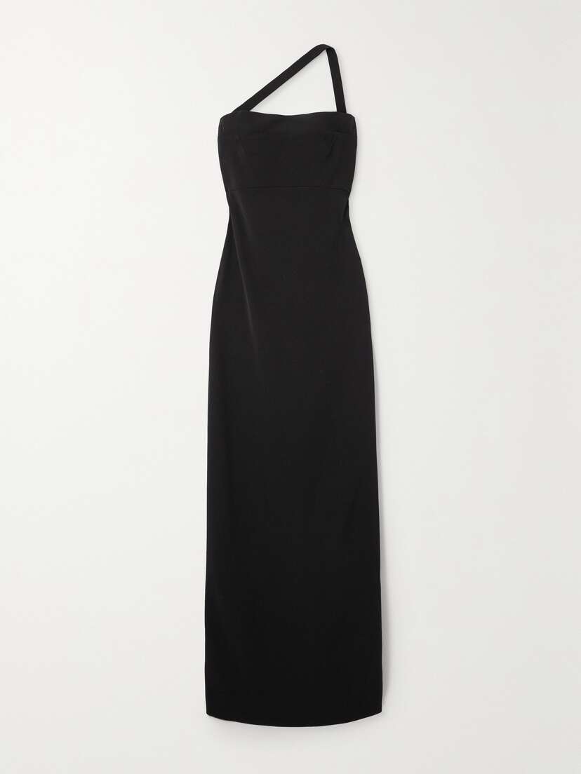 Ann Demeulemeester Ella One-shoulder Crepe Gown