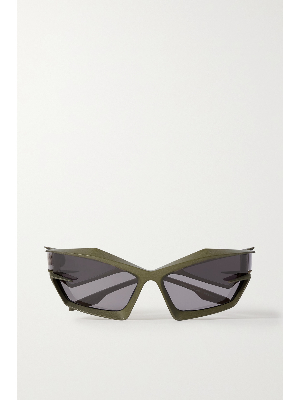 Givenchy Giv Cut Cat-eye Nylon Sunglasses In Green