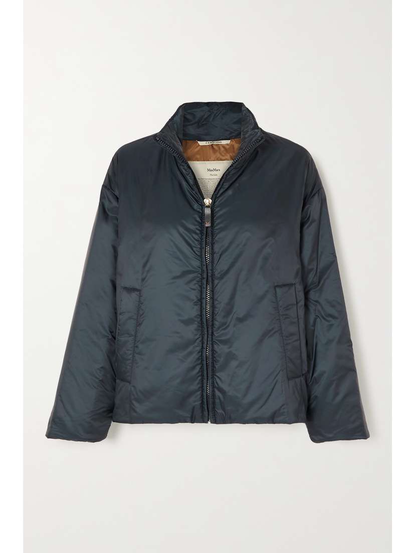 Max Mara Matisse Shell Bomber Jacket - UK 16