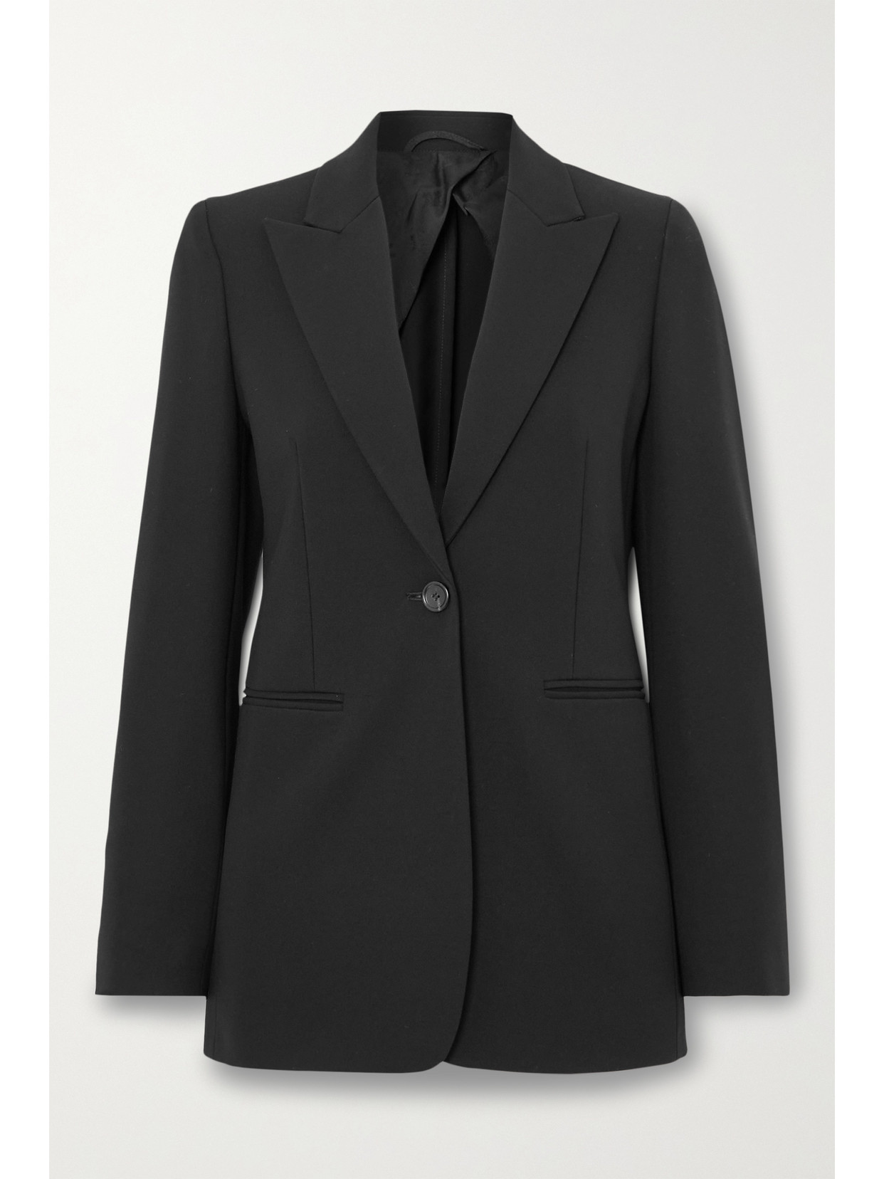 Shop Max Mara Circeo Ponte Blazer In Black