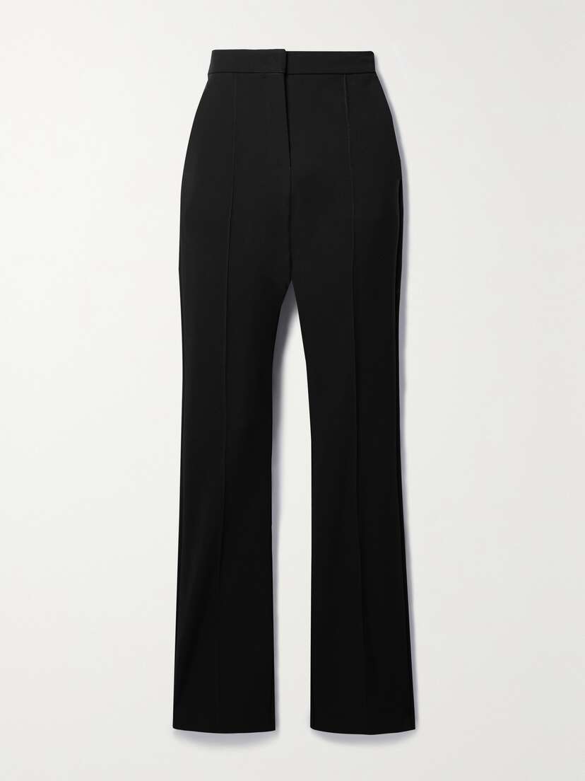 Max Mara Lari Glossed-jersey Straight-leg Pants - UK 18