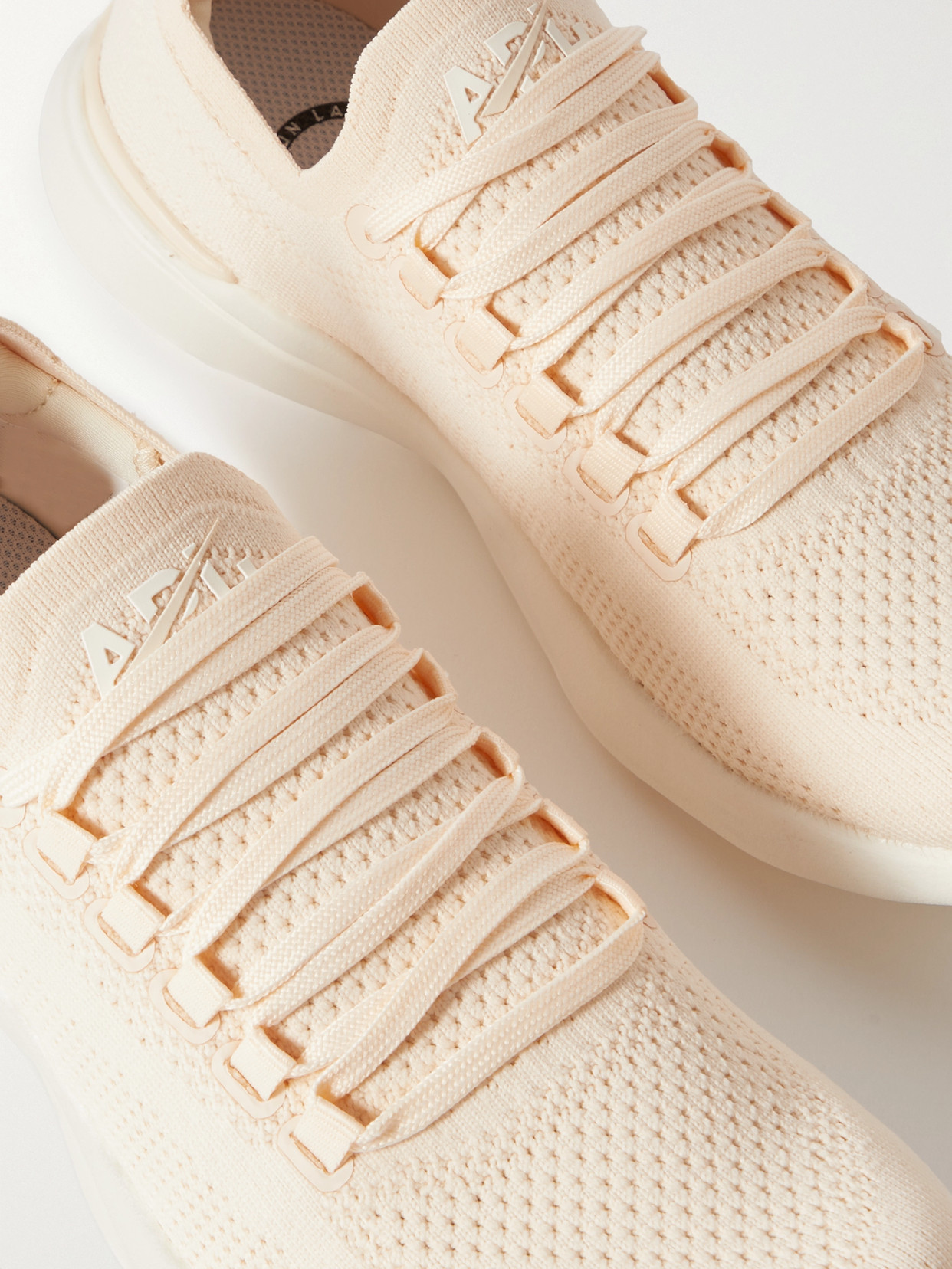 Apl Athletic Propulsion Labs Techloom Wave Sneakers In Ivory